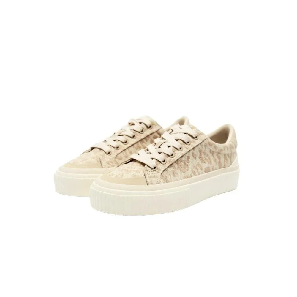 ZARA ANIMAL PRINT TRAINERS MULTICOLOURED SIZE 9 | 5418/110